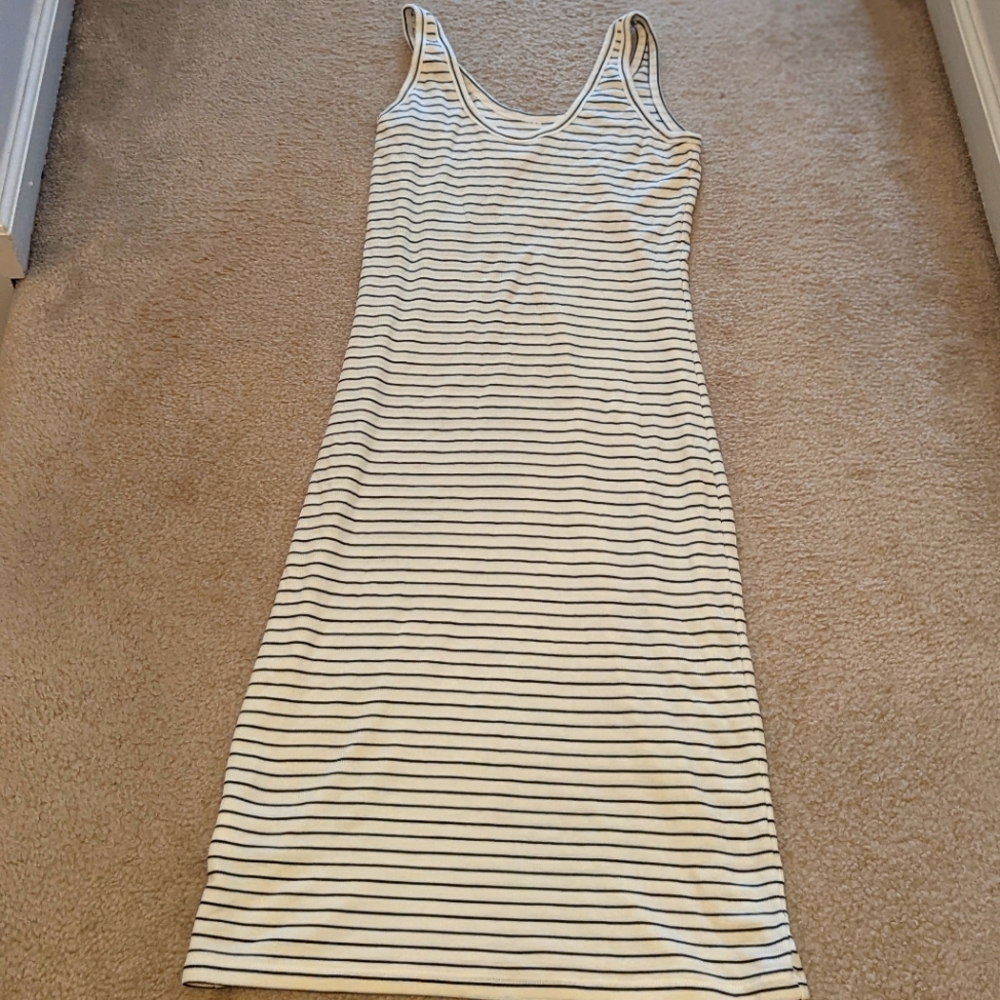 Club Monaco Striped Summer/ Tank Dress